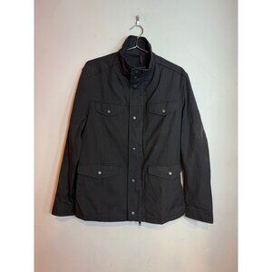 Prada Multi Pocket Utility Military Field Jacket Black